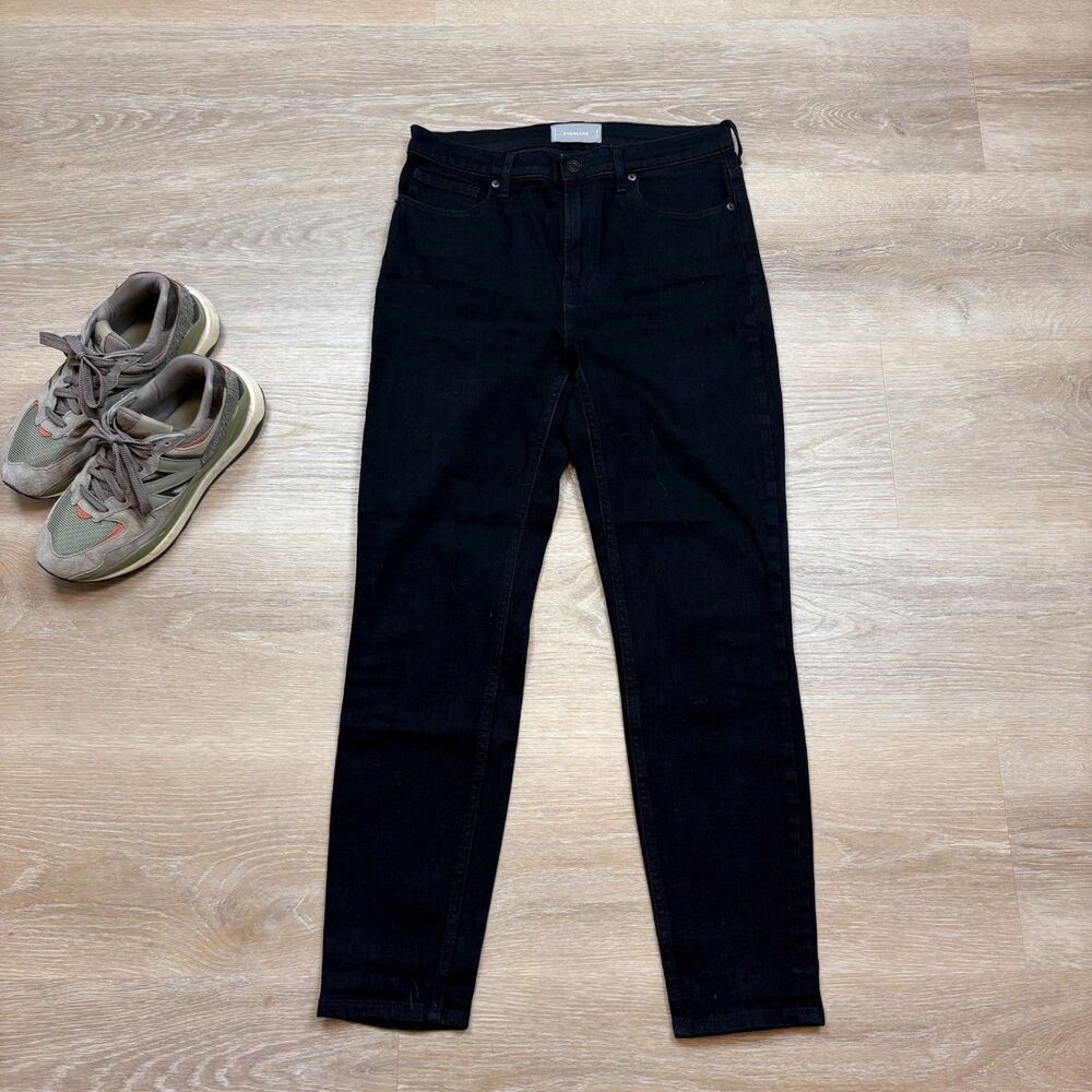 Everlane‎ High Rise Tapered Leg Jean Women's 30 Color Black
